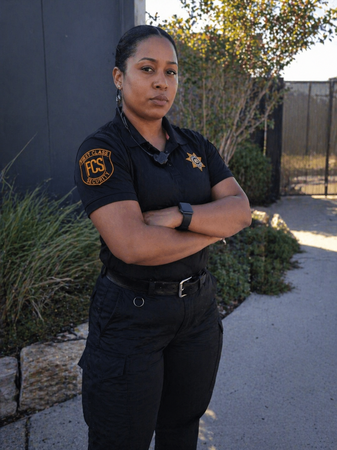 First Class Security unarmed officer on duty in Nashville TN